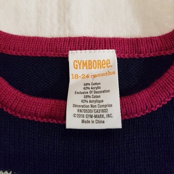 Gymboree girls 18-24 months mouse sweater knit dress, new no tags - Picture 2 of 3